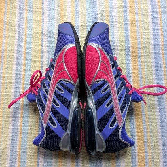 ⭐ PUMA Voltaic-3 Purple and pink eco ortholite 10 Cell running shoes size 9 - Picture 3 of 9